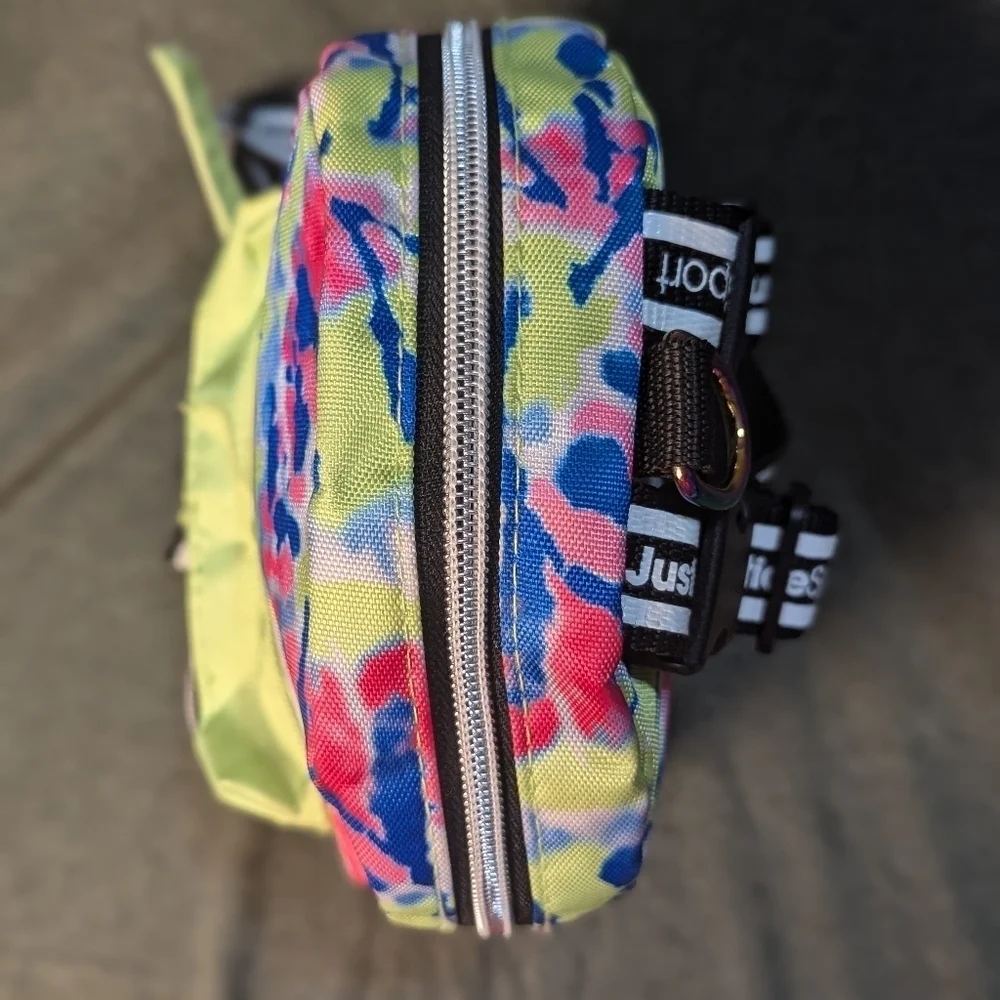 Justice mini tye-dye bag with cool striped straps, - Picture 6 of 12